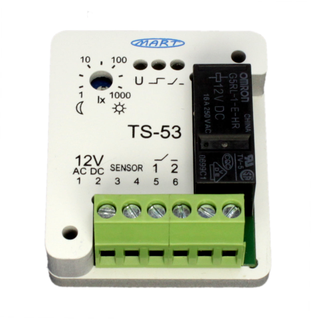 Dämmerungsschalter TS-53-2 12V AC DC - MART-Electronics