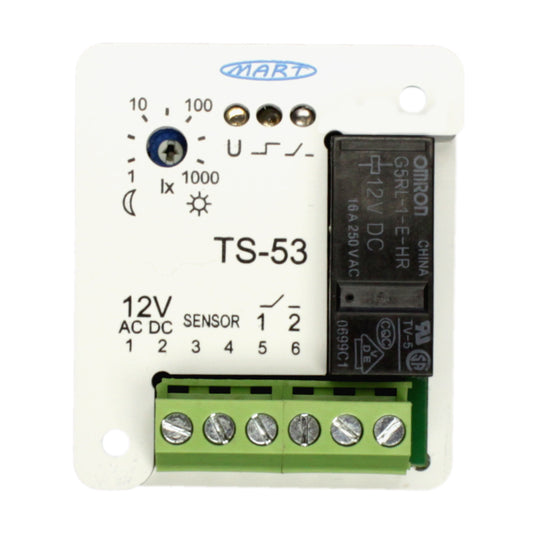 Dämmerungsschalter TS-53-2 12V AC DC - MART-Electronics