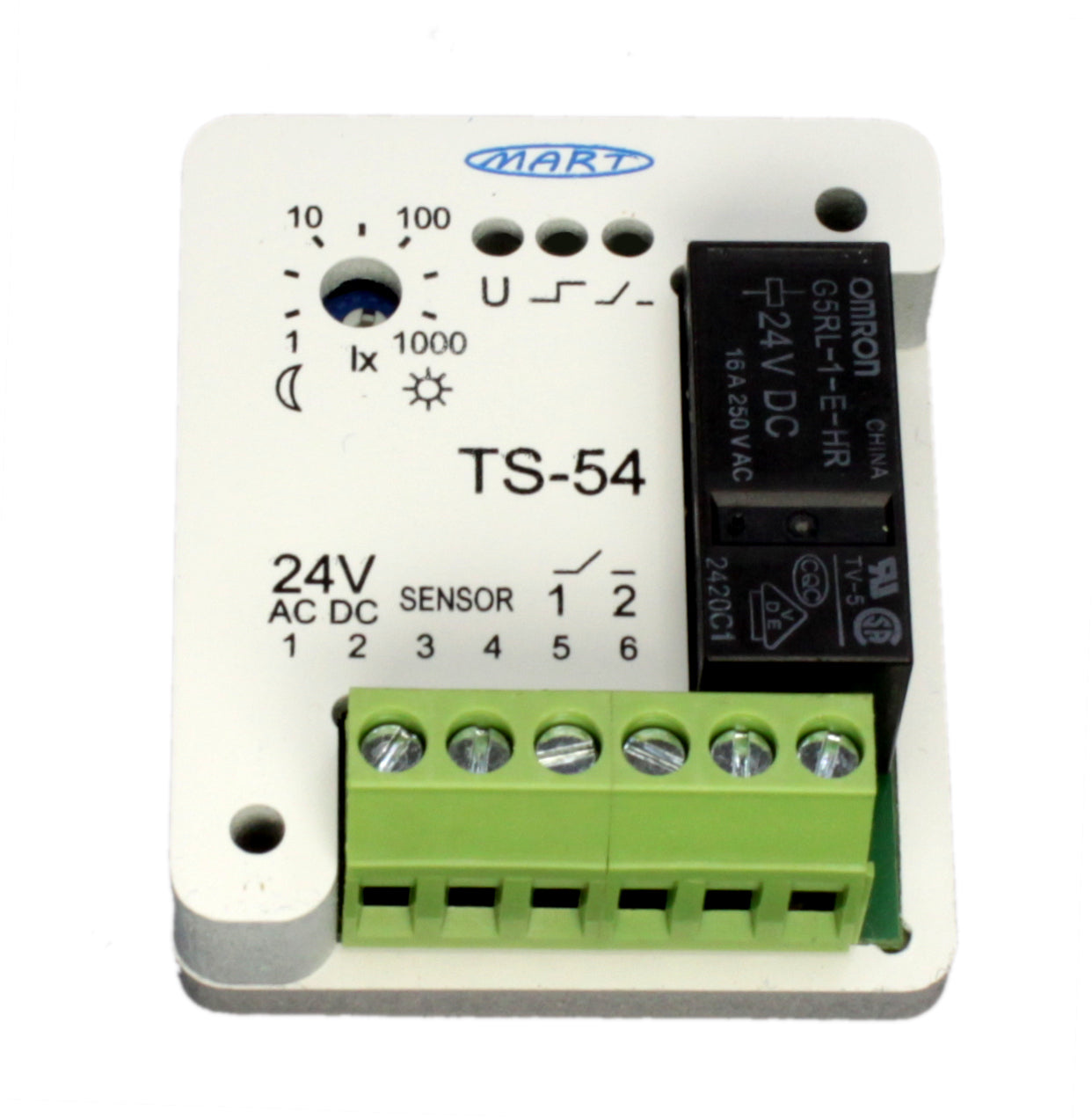 TS-54-2 Dämmerungsschalter 24V AC DC - Kabelsensor - MART-Electronics