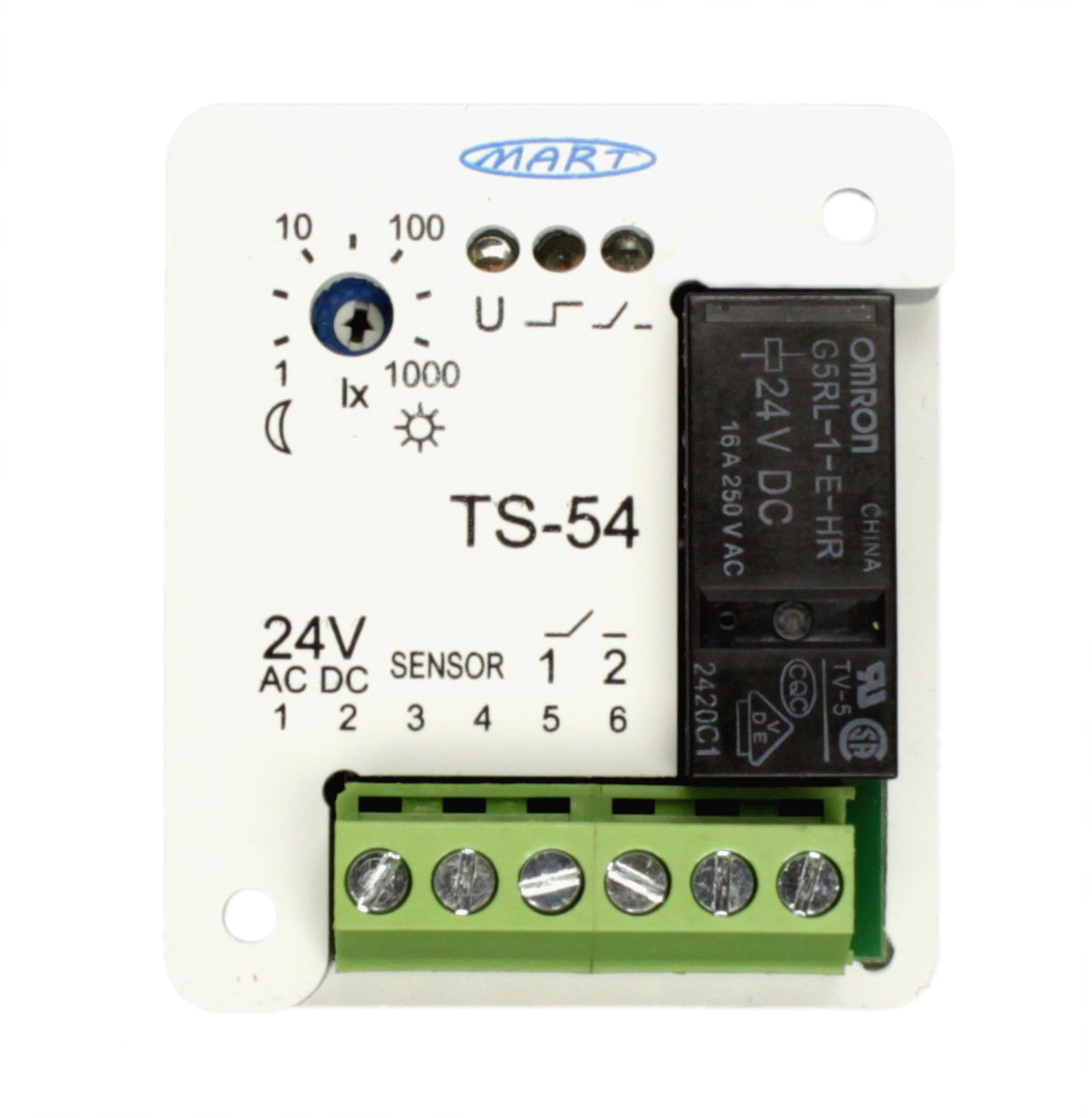 TS-54-2 Dämmerungsschalter 24V AC DC - Kabelsensor - MART-Electronics