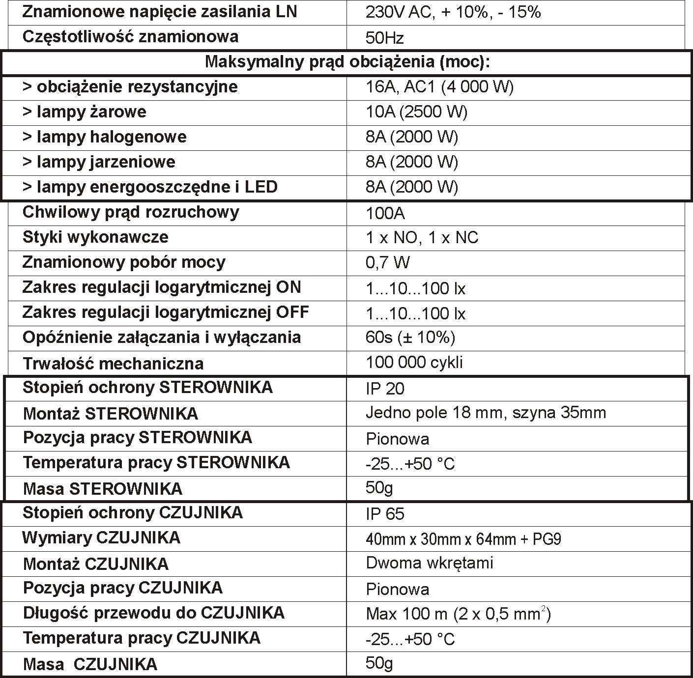 TS-42-3 - Dämmerungsschalter 230V - Hutschiene - 2 Schaltpegel - Sensorbox - MART-Electronics