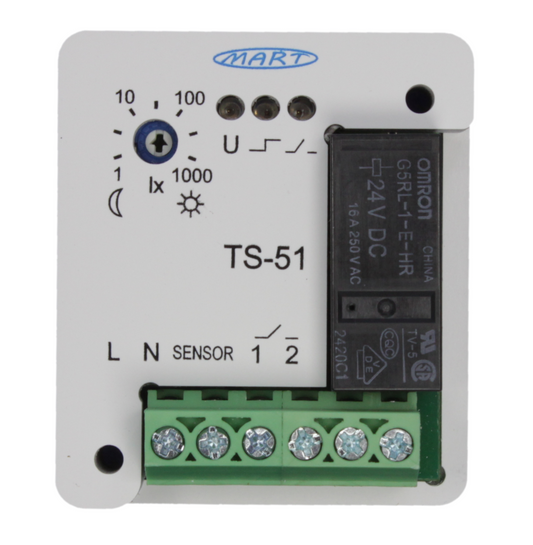 TS-51-3 - Dämmerungsschalter 230V  - MINI - Sensorbox - MART-Electronics